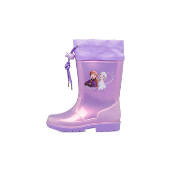 Stivali di gomma lilla da bambina con Elsa e Anna di Frozen, Articoli NON in sconto, SKU p471000071, Immagine 0
